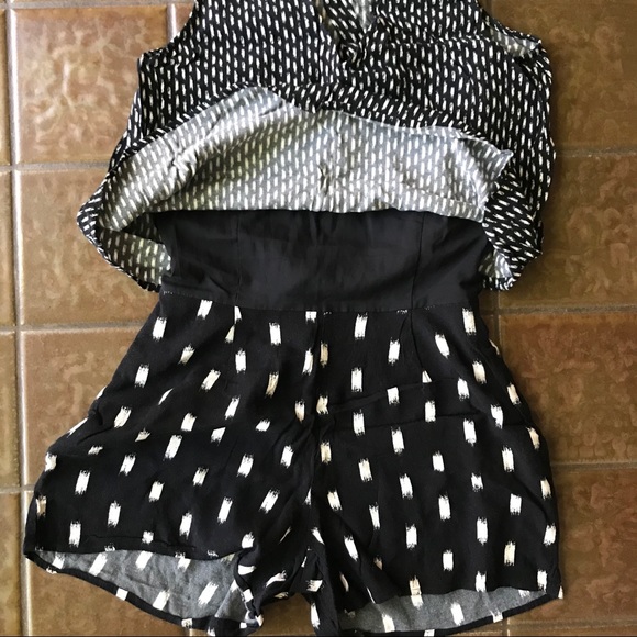 Madewell Ikat Overlay Romper Shorts - Picture 6 of 9